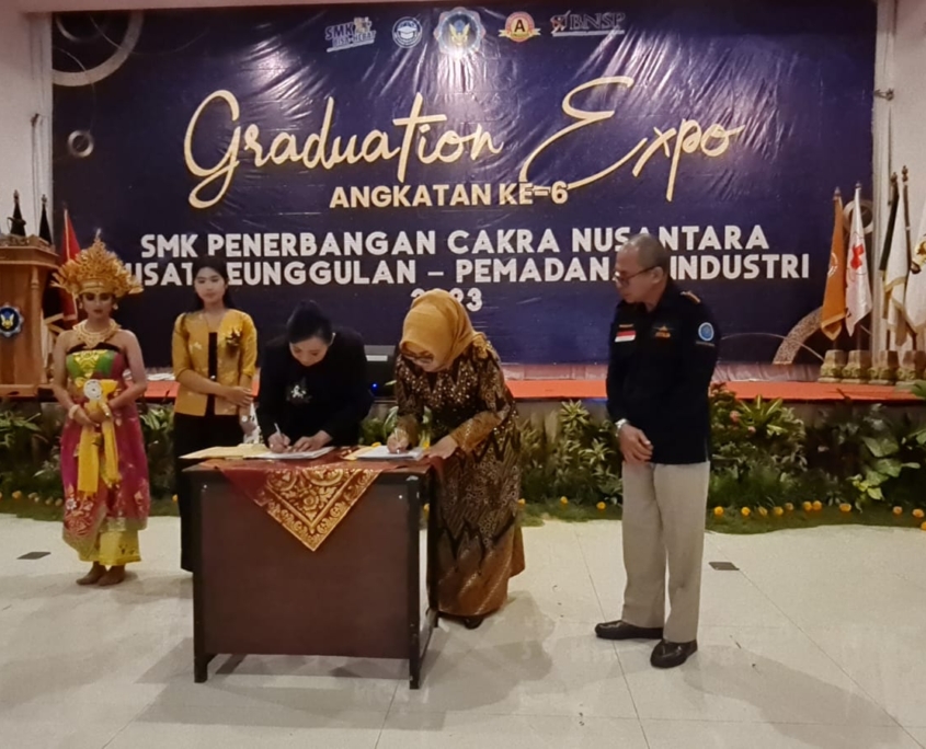 Sinergi Pendidikan Penerbangan: SMK Penerbangan Cakra Nusantara Bali dan STTKD Yogyakarta Teken Perjanjian Kerjasama