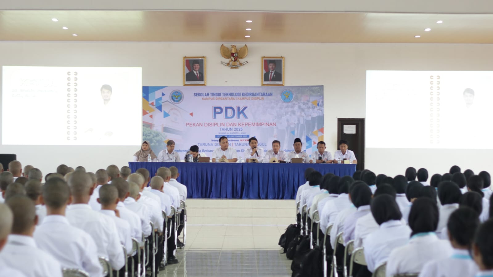 Hari Pertama Pembukaan Pekan Disiplin dan Kepemimpinan (PDK) STTKD 1