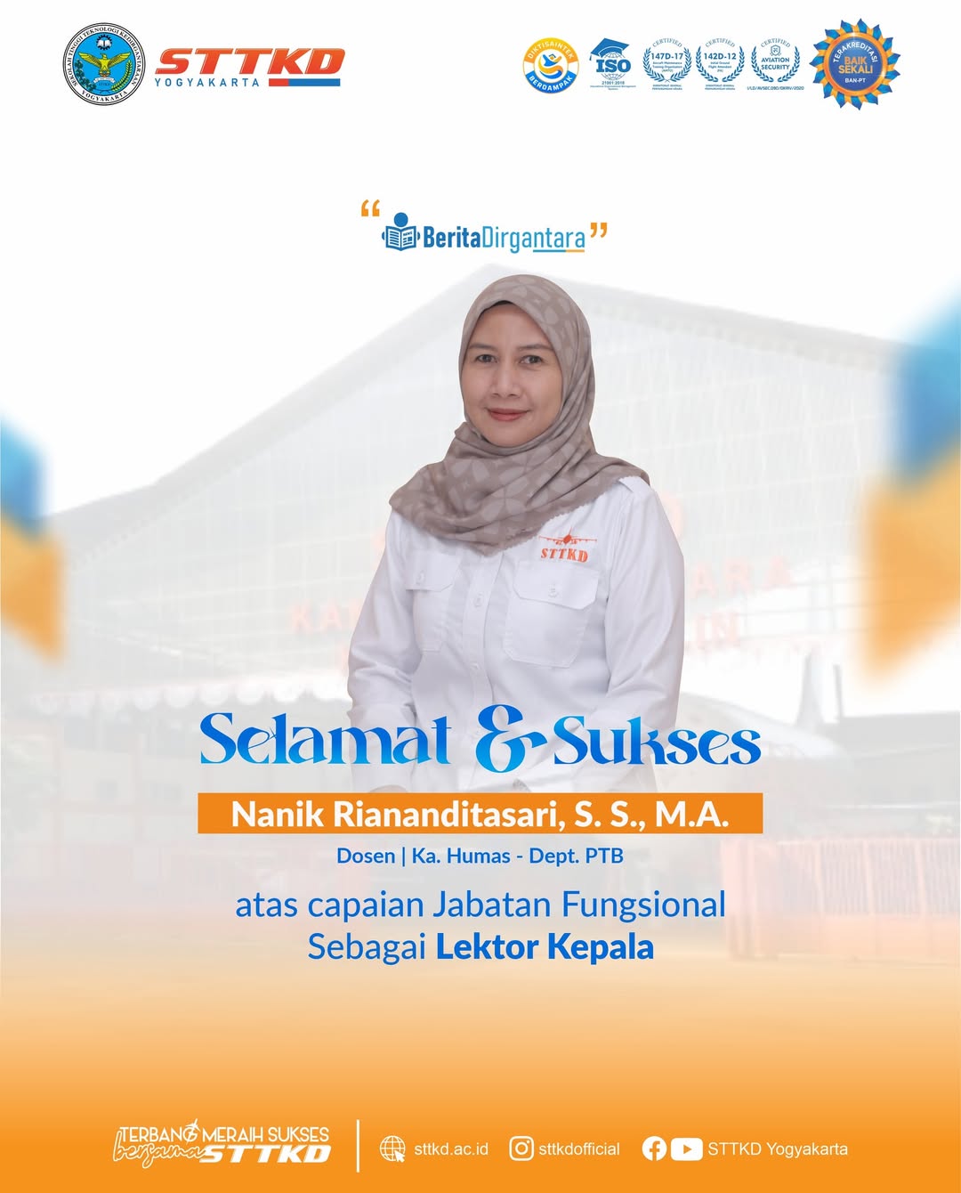 Keberhasilan ini memperkuat posisi STTKD Yogyakarta sebagai institusi yang fokus pada keterampilan teknis serta pengembangan sumber daya manusia yang unggul