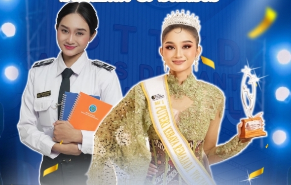 Taruni STTKD Yogyakarta, Shallum Sharla Shazira, sukses memboyong gelar Runner-up dan Best Favorite Puteri Kebaya Remaja Yogyakarta.