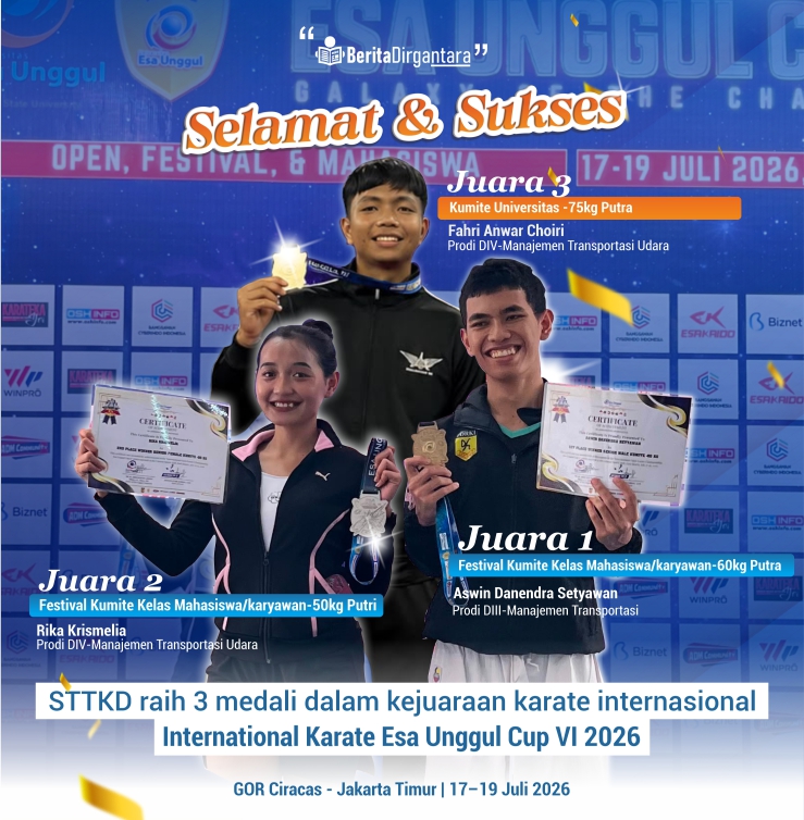 STTKD Ukir Prestasi Gemilang di Ajang Karate Internasional, Raih 3 Medali di Esa Unggul Cup VI 2026