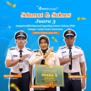 Taruna STTKD Raih Juara 3 Nasional, Buktikan Prestasi Gemilang di Kompetisi MIPA National Expanding Science Defense 2026